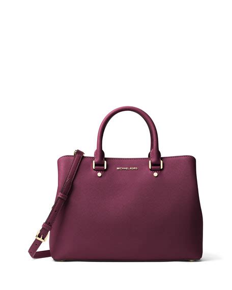 michael kors plum satchel|Michael Kors handbags.